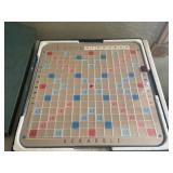 Vintage Deluxe Scrabble Rotating Board Game