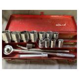 3/4in Drive SAE Socket & Ratchet Set