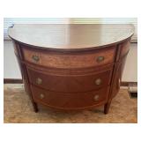 Bowfront Inlaid Accent Chest