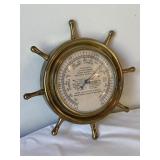 Vintage Swift & Anderson Ship Wheel Barometer