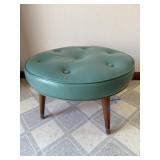 Mid-Century Modern Tufted Ottoman