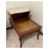 Vintage Marble Top Telephone Table