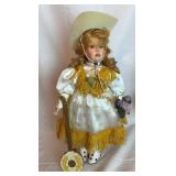 Porcelain 15ï¿½ Cowgirl & Banjo
