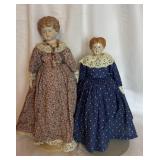Porcelain 14-17ï¿½ Mother & Daughter