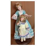 Danbury Mint 12-17" Mother & Daughter