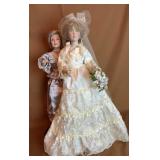 Danbury Mint 18-19" Mother & Bride Daughter!