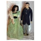 Franklin Heirloom Gone W/the Wind 18-20" Dolls