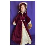 Franklin Heirloom 21ï¿½ Queen Mary Porcelain Doll