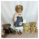 Goldilocks 14ï¿½ w/Three Teddy Bears