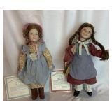 Ashton-Drake 17ï¿½ Little House Laura & Mary