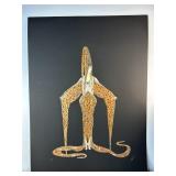 Erté 'Starfish' Embossed Serigraph 1986 SEE NOTE: