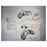1998 Pontiac Cockpit Concept Drawings SEE NOTE: