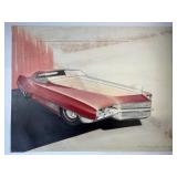 1963 Wagner Cadillac Concept Rendering SEE NOTE: