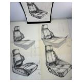 C. Wagner 1979-80 Automotive Seat Design Studies: