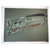 Wagner 1960's Auto Dash Concept Rendering SEE