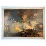 Port Hudson Civil War Chromolithograph SEE NOTE: