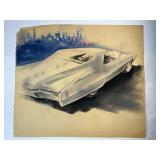 R.C. Hill Cadillac Coupe Concept Rendering SEE