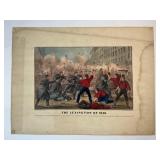 Currier & Ives Civil War Lithograph 1861 SEE