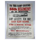 1861 Civil War Broadside SEE NOTES: