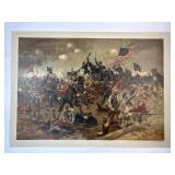1887 Prang Battle of Spottsylvania Print SEE