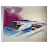 1963 Wagner GM Coupe Concept Rendering SEE NOTE: