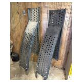 Heavy Duty 7 ft. Steel Loading Ramps Pair