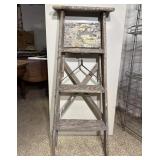 Old Wooden Step Ladder