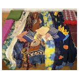 Scarves Shawls Bandana Collection Boho Vintage Lot