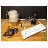 Electronics 4pc Lot Phone PC Cam Power Strip