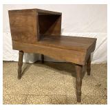 Wooden Step End Side Table