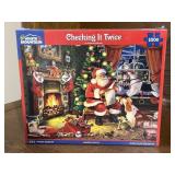 Sealed White Mountain Checking It Twice Puzzle