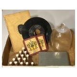 Vintage Collection Cloche Dome Record Peg Game