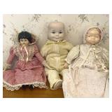 Vintage Porcelain Head Hobbyist Dolls