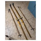 Bonna Model 1800 Vintage Wood Snow Skis
