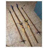 Bonna Model 1800 Vintage Wood Snow Skis