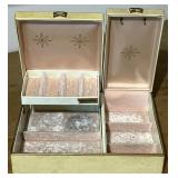 Lady Buxton Cantilever Starburst Jewelry Box MCM