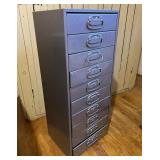 Vintage Acorn Metal Storage Cabinet