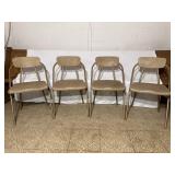 Stylaire Mid Century Folding Chairs Set of 4