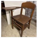 Antique School Desk Chair
