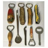 Old Advertising & Souviner Bottle Openers