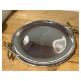 Kromex Chrome Mid Century Modern Serving Tray MCM