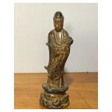 Vintage Mid Century Ceramic Guanyin Statue