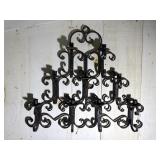 Wrought Iron Wall Candelabra
