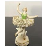 Vintage Porcelain Lace Ballerina Figurine