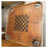 Antique Carrom Game Board Wood Archarena