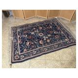 Floral Area Rug With Fringe 68' x 47'