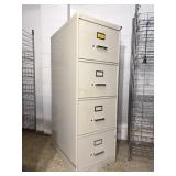 Four-Drawer Metal Filing Cabinet