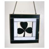 Stained Glass Shamrock Suncatcher