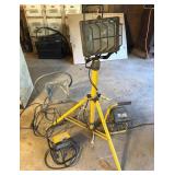 Four Portable Work Lights Assortment