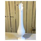 Fenton Milk Glass Large 16in. Vintage Swung Vase